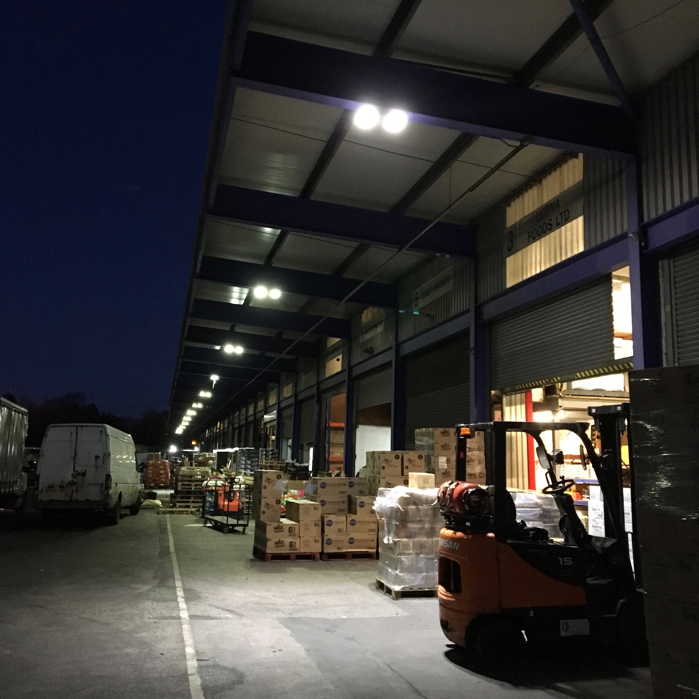 A Yorkshire produce market at dawn